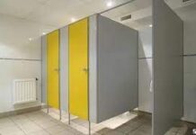 Где применяются сантехнические перегородки?