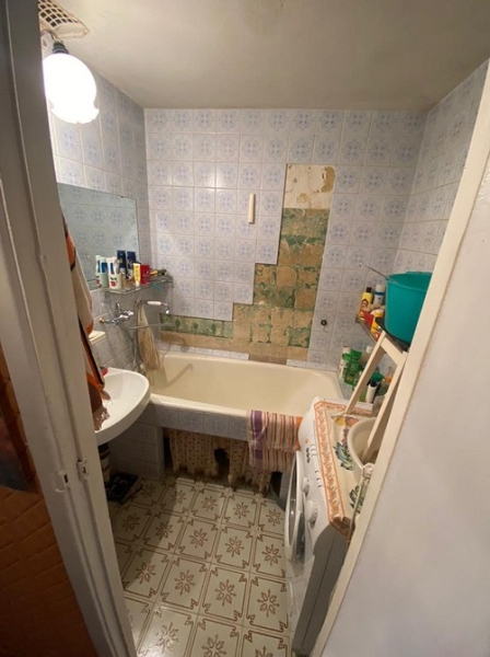 До и после: однушка 33,6 кв. м в обычной панельке, из которой сделали двушку без перепланировки