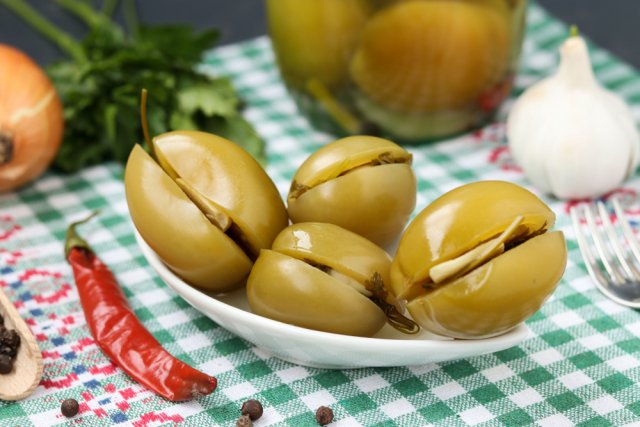 Самые вкусные зеленые помидоры на зиму – рецепты с фото 