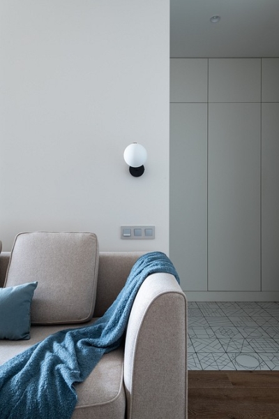 Как дизайнер сделала из стандартной однушки почти двушку: уютный интерьер квартиры 49 кв. м