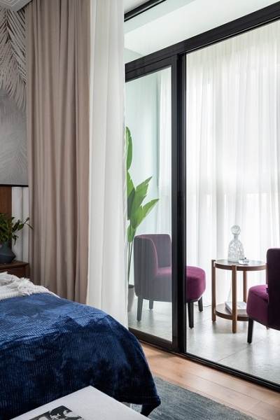 Как дизайнер сделала из стандартной однушки почти двушку: уютный интерьер квартиры 49 кв. м