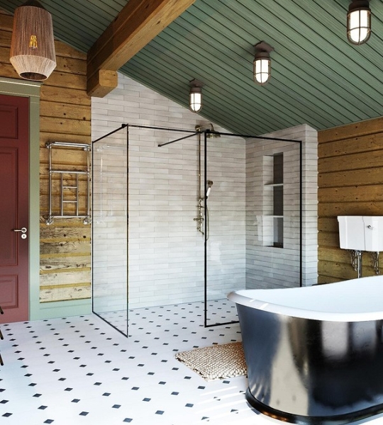 Ванная комната в частном доме: важные аспекты, идеи дизайна и 60 фотопримеров