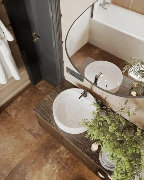 Ванная комната в частном доме: важные аспекты, идеи дизайна и 60 фотопримеров