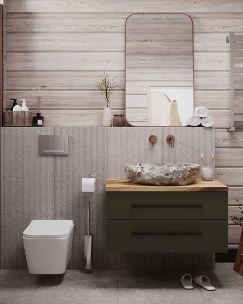 Ванная комната в частном доме: важные аспекты, идеи дизайна и 60 фотопримеров