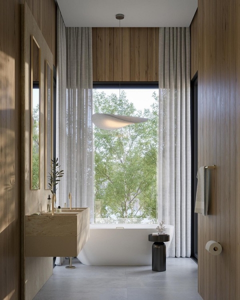 Ванная комната в частном доме: важные аспекты, идеи дизайна и 60 фотопримеров