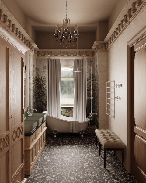 Ванная комната в частном доме: важные аспекты, идеи дизайна и 60 фотопримеров