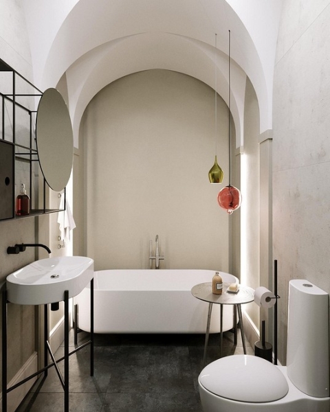 Ванная комната в частном доме: важные аспекты, идеи дизайна и 60 фотопримеров