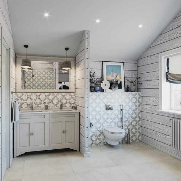 Ванная комната в частном доме: важные аспекты, идеи дизайна и 60 фотопримеров