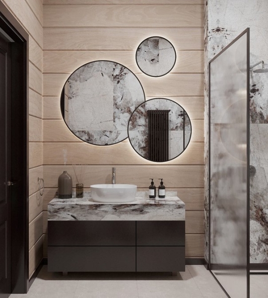 Ванная комната в частном доме: важные аспекты, идеи дизайна и 60 фотопримеров