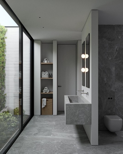 Ванная комната в частном доме: важные аспекты, идеи дизайна и 60 фотопримеров