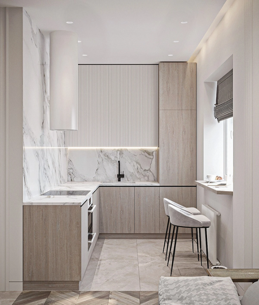 5 секретов планирования гарнитура на маленькой кухне