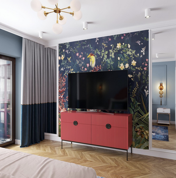 5 вау-идей для оформления стены с телевизором