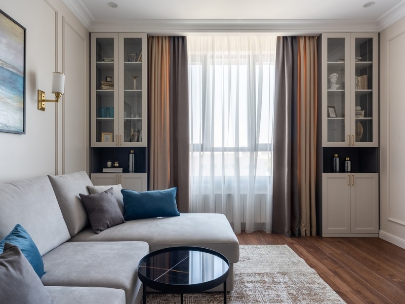 Маленькая площадь и стиль американской классики: как дизайнер оформила квартиру в Москве