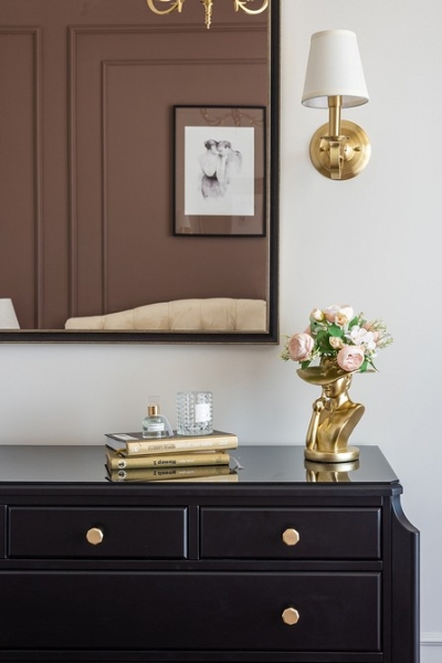 Маленькая площадь и стиль американской классики: как дизайнер оформила квартиру в Москве