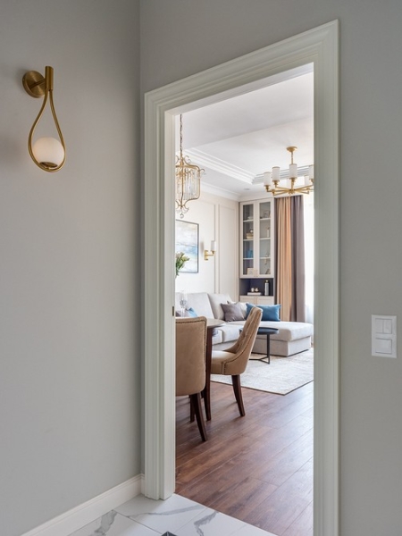 Маленькая площадь и стиль американской классики: как дизайнер оформила квартиру в Москве