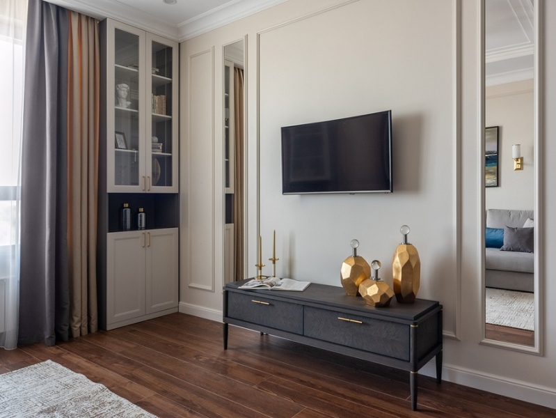 Маленькая площадь и стиль американской классики: как дизайнер оформила квартиру в Москве