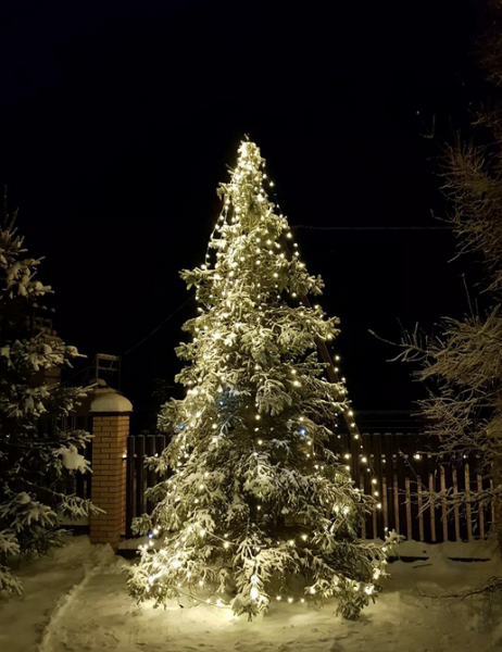 7 невероятных идей для украшения дачи к Новому году | ivd.ru