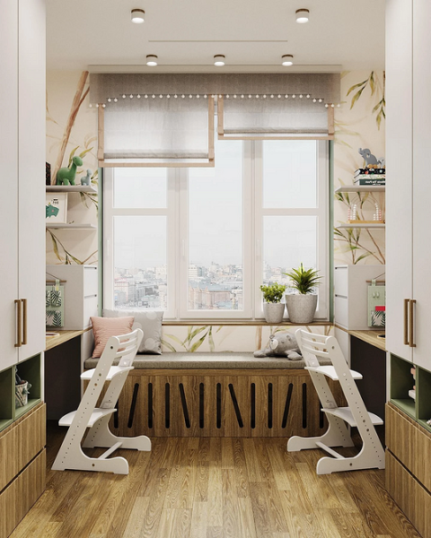 Рабочая зона у окна: советы по обустройству и идеи для разных комнат (92 фото) | ivd.ru