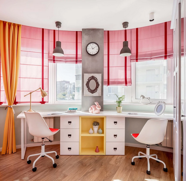 Рабочая зона у окна: советы по обустройству и идеи для разных комнат (92 фото) | ivd.ru