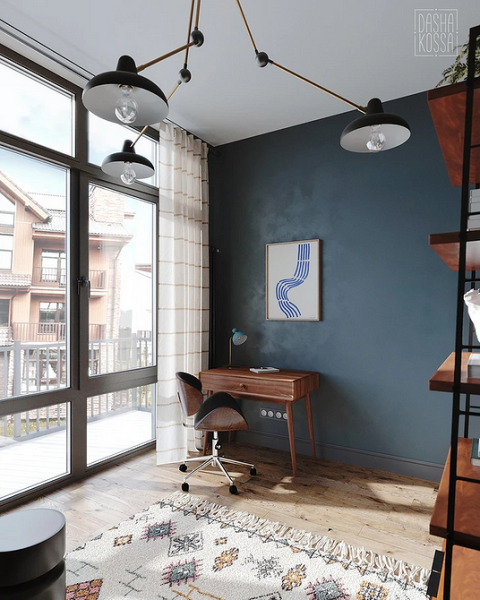 Рабочая зона у окна: советы по обустройству и идеи для разных комнат (92 фото) | ivd.ru