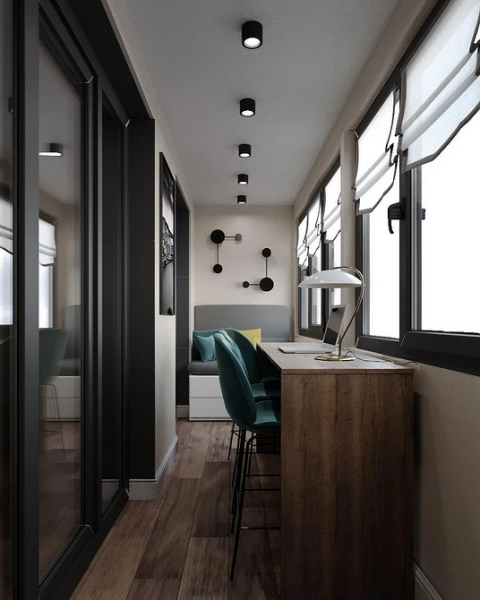 Рабочая зона у окна: советы по обустройству и идеи для разных комнат (92 фото) | ivd.ru