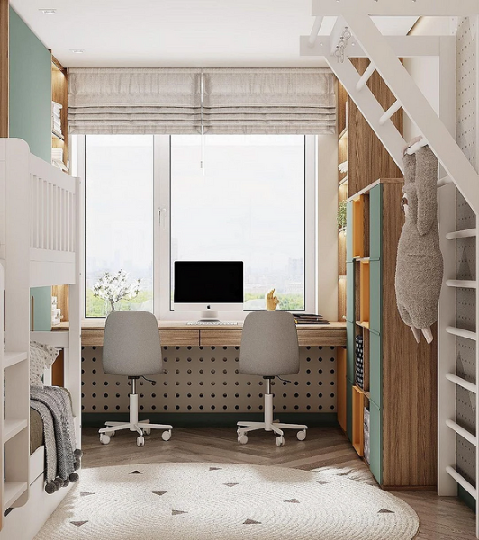 Рабочая зона у окна: советы по обустройству и идеи для разных комнат (92 фото) | ivd.ru