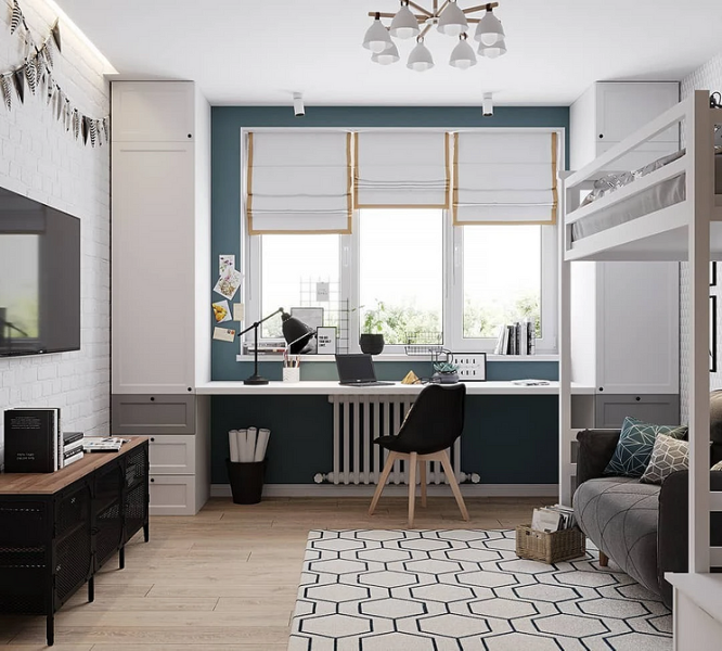 Рабочая зона у окна: советы по обустройству и идеи для разных комнат (92 фото) | ivd.ru