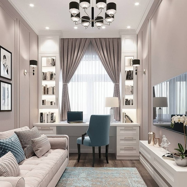 Рабочая зона у окна: советы по обустройству и идеи для разных комнат (92 фото) | ivd.ru