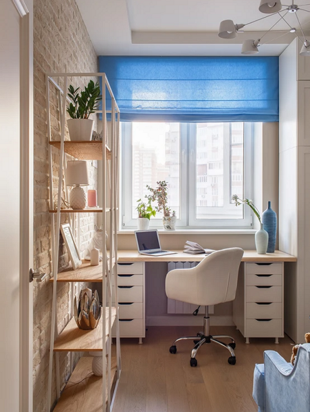 Рабочая зона у окна: советы по обустройству и идеи для разных комнат (92 фото) | ivd.ru