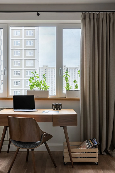 Рабочая зона у окна: советы по обустройству и идеи для разных комнат (92 фото) | ivd.ru