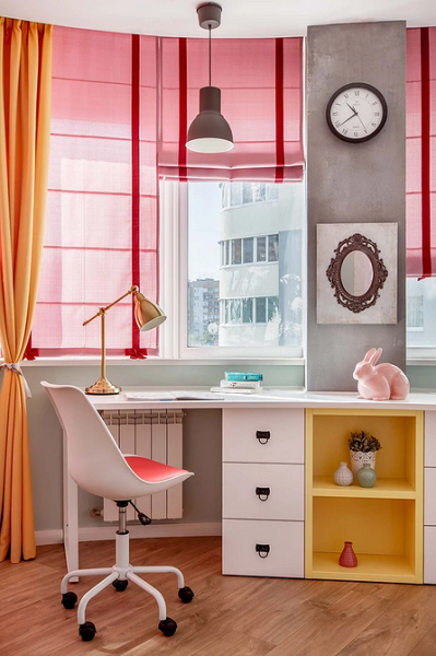 Рабочая зона у окна: советы по обустройству и идеи для разных комнат (92 фото) | ivd.ru