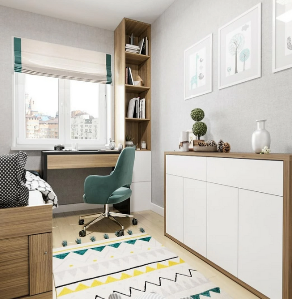 Рабочая зона у окна: советы по обустройству и идеи для разных комнат (92 фото) | ivd.ru