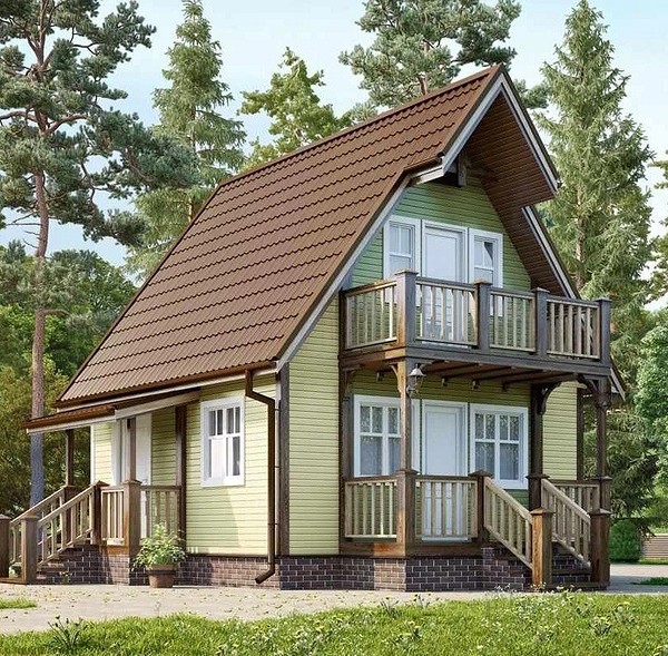 Дачные домики: 71 фото, советы по выбору технологии постройки и стилю | ivd.ru