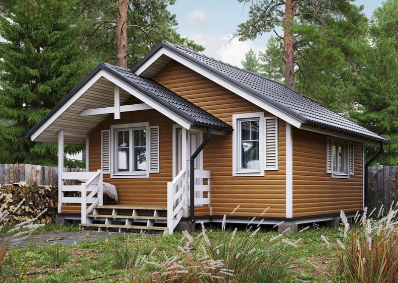 Дачные домики: 71 фото, советы по выбору технологии постройки и стилю | ivd.ru