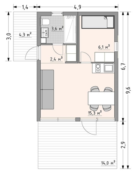 Дачные домики: 71 фото, советы по выбору технологии постройки и стилю | ivd.ru