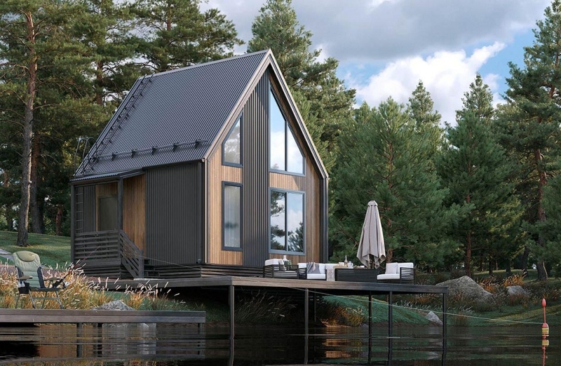 Дачные домики: 71 фото, советы по выбору технологии постройки и стилю | ivd.ru