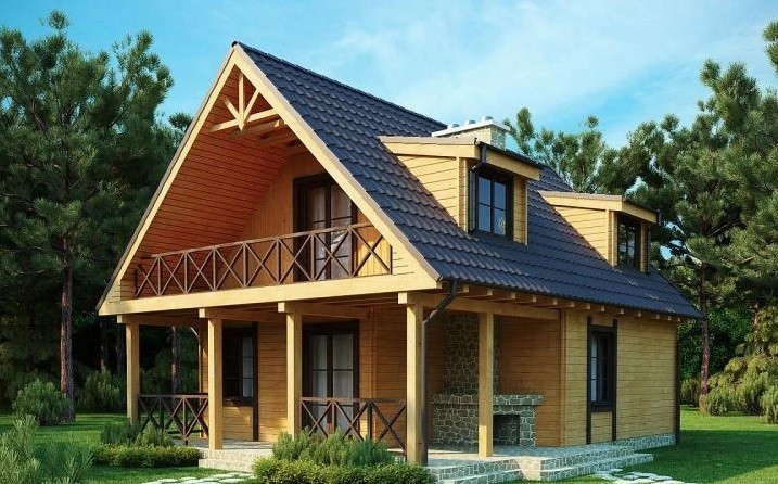 Дачные домики: 71 фото, советы по выбору технологии постройки и стилю | ivd.ru