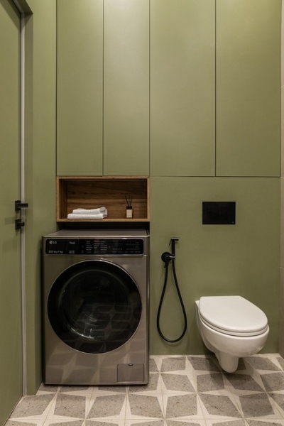 Яркие цвета и бюджетный декор: однушка 34 кв. м для молодой пары | ivd.ru