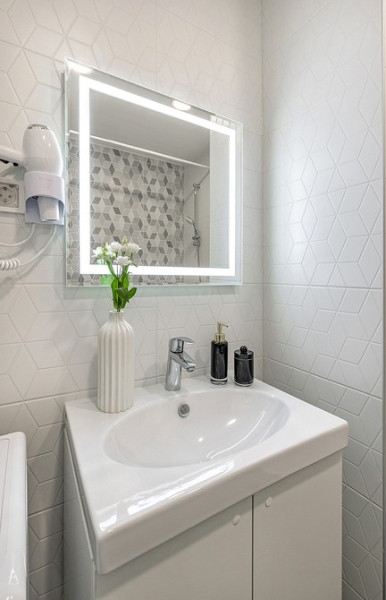 До и после: маленькая студия 27 кв. м для троих гостей