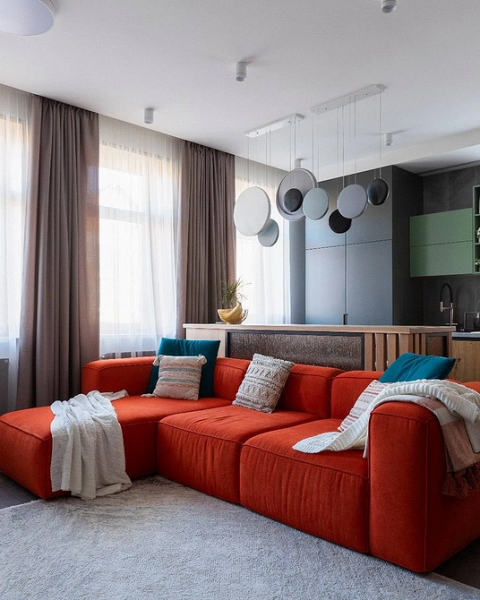 Кухня-гостиная в частном доме: идеи обустройства и примеры проектов с планировками (90 фото)