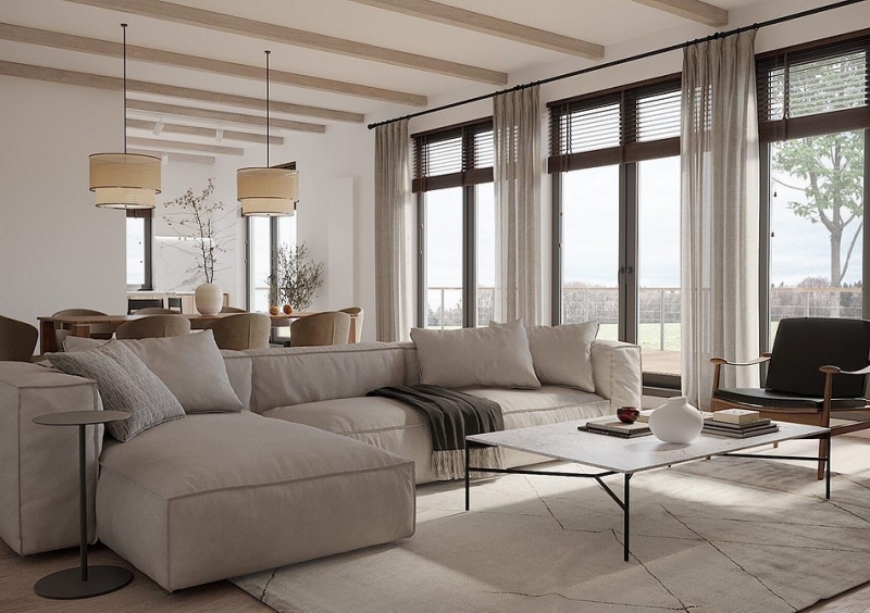 Кухня-гостиная в частном доме: идеи обустройства и примеры проектов с планировками (90 фото)