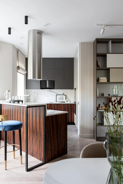 Кухня-гостиная в частном доме: идеи обустройства и примеры проектов с планировками (90 фото)