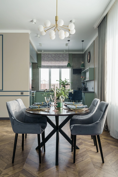 Кухня-гостиная в частном доме: идеи обустройства и примеры проектов с планировками (90 фото)