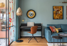 Голубая гостиная: сочетания цветов, идеи оформления и 104 фото