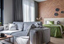 Из однушки в студию: квартира 38 кв. м с практичным и стильным интерьером