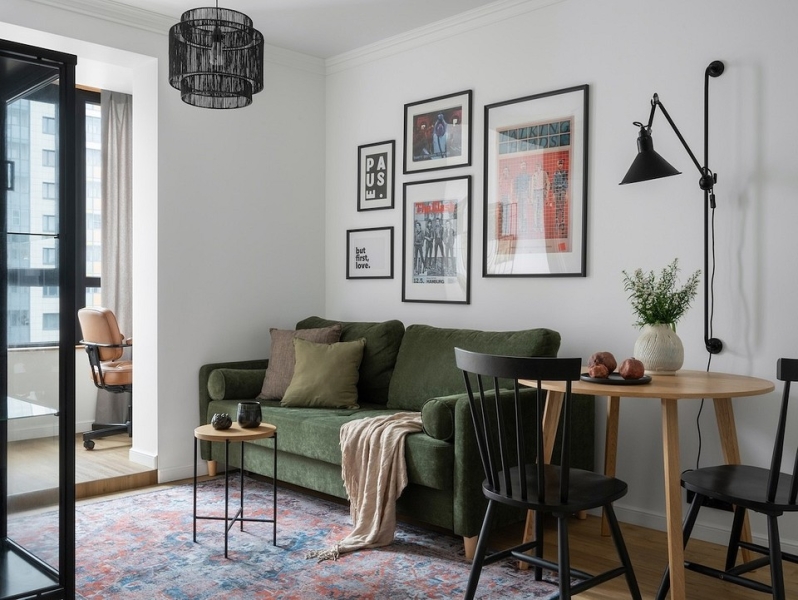 Как уютно! Интерьер трешки 61 кв. м, сошедший с картинок Pinterest