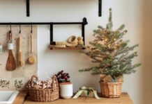 Маленькая елка в интерьере: советы по выбору и варианты размещения (94 фото)