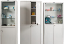 Преимущества металлических медицинских шкафов