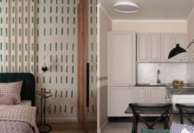 Супер до и после: из безликого ремонта от застройщика — в очень стильный интерьер. Квартира 35 кв. м