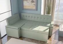 Виды диванов на кухню со спальным местом